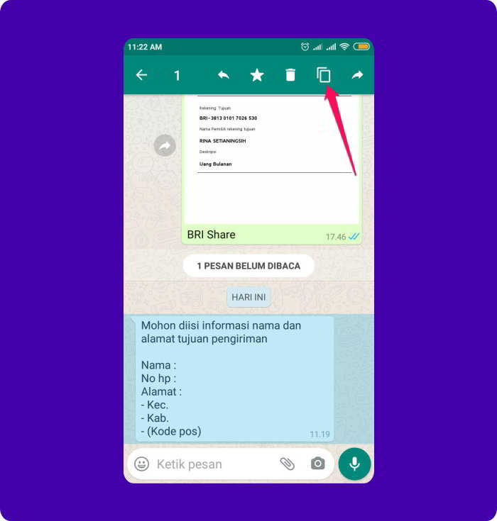 Cara Mengisi List di Whatsapp mateng.id